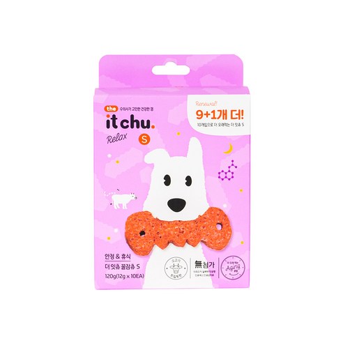 더잇츄 덴탈 개껌 꿀잠츄 안정 S 10p, 1개