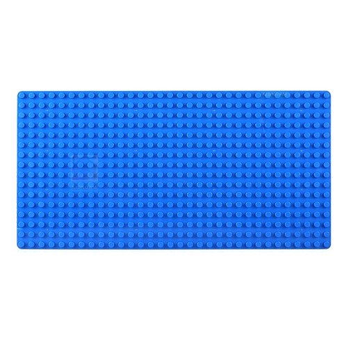 토이다락방 듀플로 옥스포드 호환 놀이판 레고판 듀플로판 16 x 32 칸 25.5cm x 51cm, 파랑