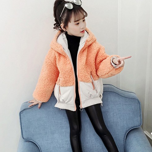 앤젤아이 여아용 Crt반뽀글점퍼