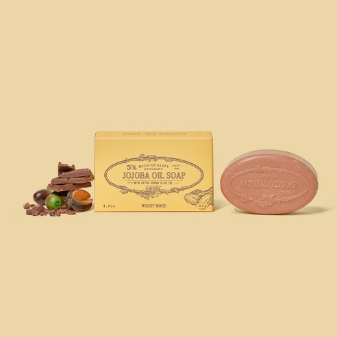 효창 호호바 오일 솝 바, 140g, 1개