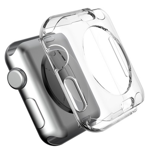 로랜텍 애플워치7 림피오 범퍼 실리콘 케이스 45mm, 투명