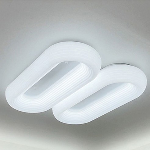 원하 LED 유니콘 원형 거실등 100W, 화이트