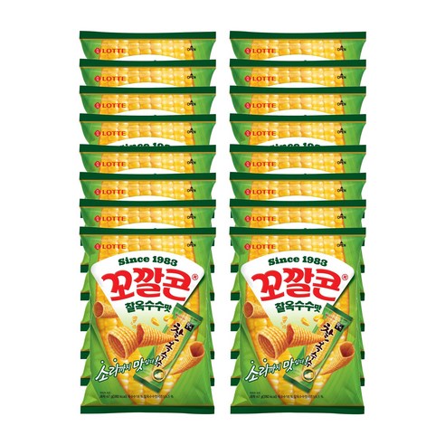 꼬깔콘 찰옥수수맛, 67g, 16개