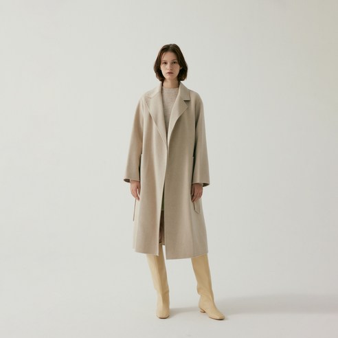 제이에스엔와이 여성용 Cashmere Handmade Robe Coat JYCO1D902