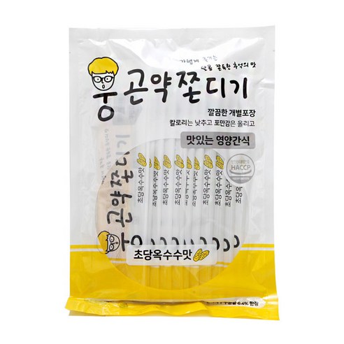 웅곤약쫀디기 초당옥수수맛, 200g, 1개