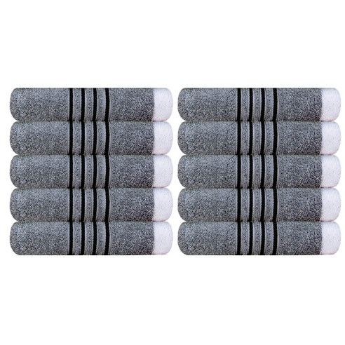 송월타월 CM 라인포 세면타올 150g 30수 면사 SN, 회색, 10개