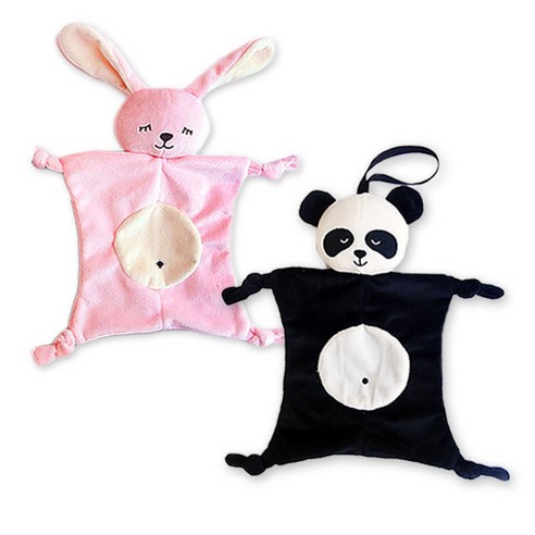 엠케이 여아용 소프트 아기동물 애착인형 2p, 랜덤발송