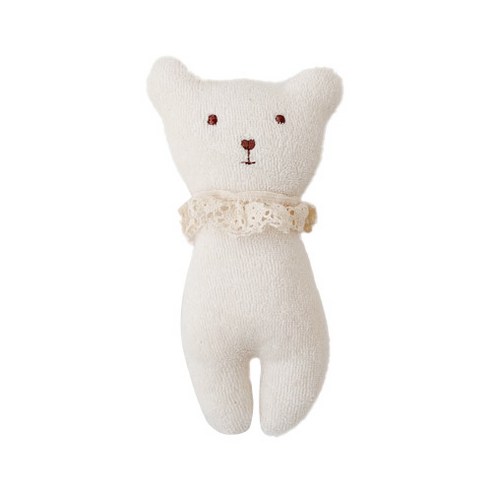 마롤로뜨 돗투돗 신생아 애착인형 딸랑이, 곰랑이 아이보리, 1개