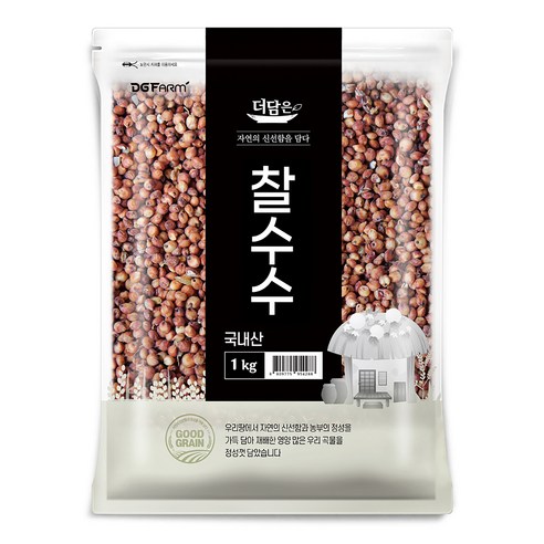 더담은 국산 찰수수, 500g, 1개