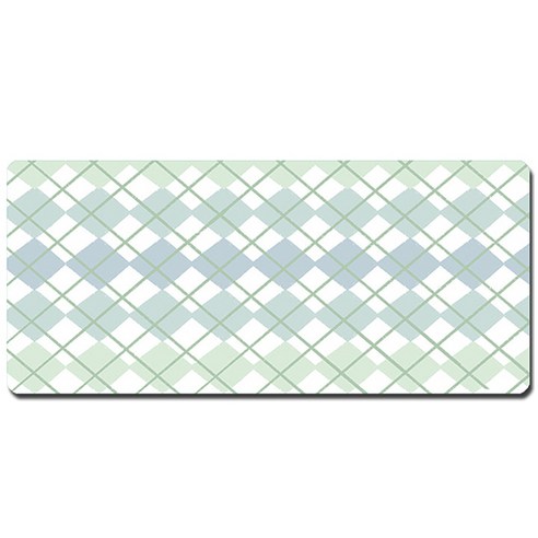 파스텔 아가일 도트 패턴 데스크 마우스 장패드 30 x 60 cm, 05, 1개