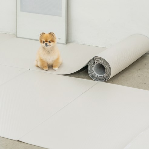 디팡 펫플레이 강아지매트 폴딩타입 140폭, 젤리 그레이, 4칸(240 x 140 x 0.4 cm)