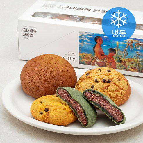 근대골목단팥빵 달달구리 5종세트 (냉동), 490g, 1세트