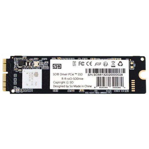 쏘 맥북 에어 프로 아이맥 전용 SSD NVME 쏘드라이브 업그레이드, SO Drive_1TB, 1TB