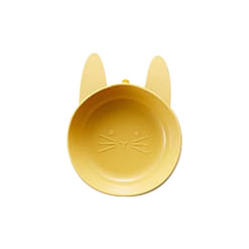 까사무띠 유아용 무무 키키 흡착볼, 토끼 머스타드, 1개