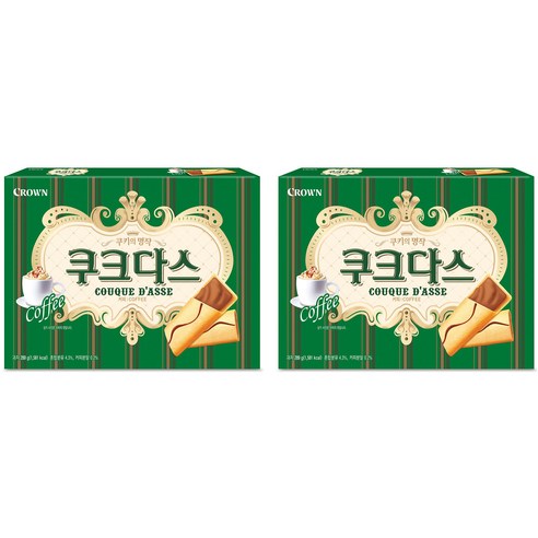 크라운 쿠크다스 커피슬림, 289g, 2개