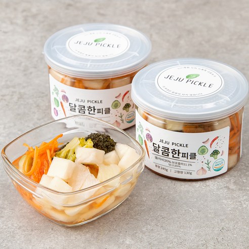 제주 달콤한 피클, 245g, 2개