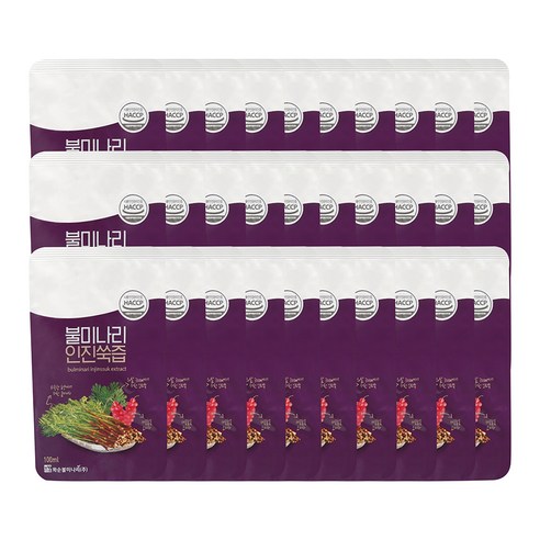 화순 불미나리 인진쑥즙 30p, 100ml, 30개