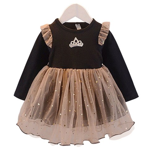 미소파파 여아용 티아라 스타 샤 원피스 – 미소파파 여아용 티아라 스타 샤 원피스론류 유아블랙원피스