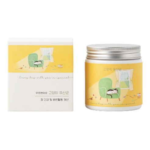 우프앤먀오 고양이 영양제, 장건강/유산균, 1개