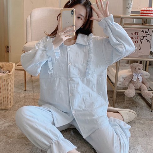 민성컴퍼니 룰루랄라 임산부 잠옷 상하의 세트