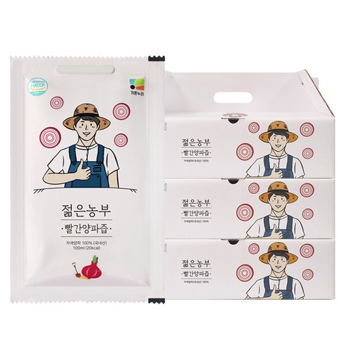 젊은농부 빨간양파즙 30p, 3000ml, 90포