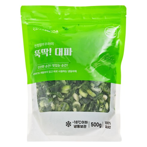 냉동 대파의 편리한 활용법: 친정엄마꾸러미 뚝딱 대파