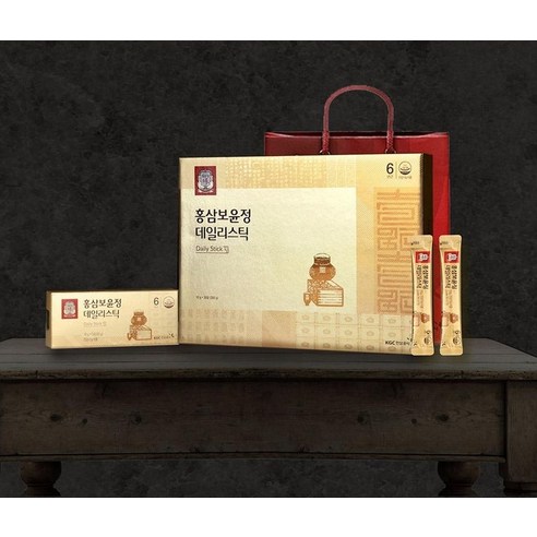 건강과 웰빙을 위한 정관장 홍삼보윤정 데일리스틱
