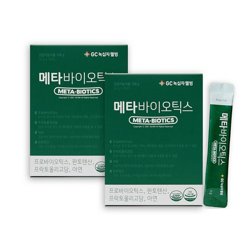 GC녹십자웰빙 메타바이오틱스 30p, 2개, 120g