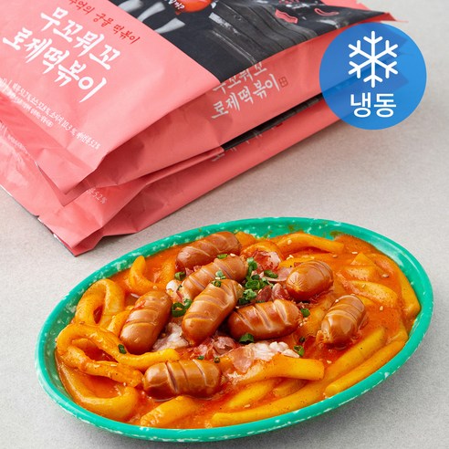 대구 5대 명물떡볶이 신대장 떡볶이 310g 국물떡볶이 냉동발송, 신대장(매운맛) 310g×3팩, 3개 선릉역매운떡볶이밀키트 9 무꼬뭐꼬 로제떡볶이 (냉동), 580g, 2팩