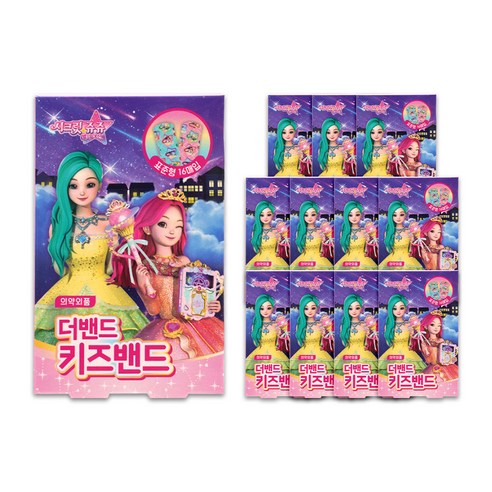아텍스 시크릿쥬쥬 더밴드 키즈밴드 표준형 16p, 16개입, 12개