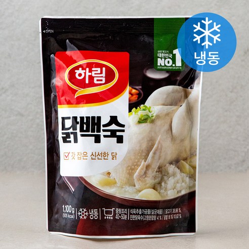 하림 닭백숙 (냉동), 1100g, 1개