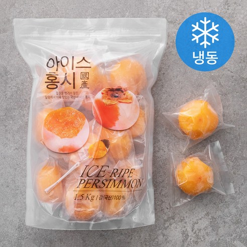 아이스 홍시 (냉동), 1.5kg, 1개