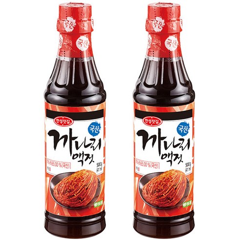 한성기업 까나리액젓, 500g, 2개