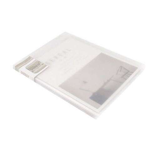 베스트 A4 클리어파일 20p, 화이트, 1개