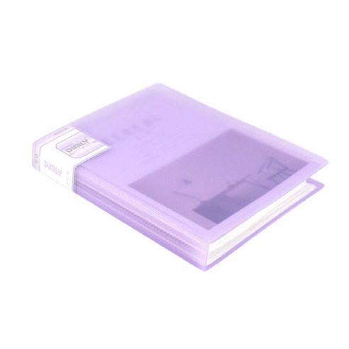 베스트 A4 클리어파일 60p, 퍼플, 1개