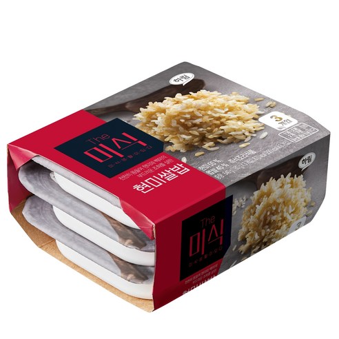 The미식 현미쌀밥, 3개, 180g