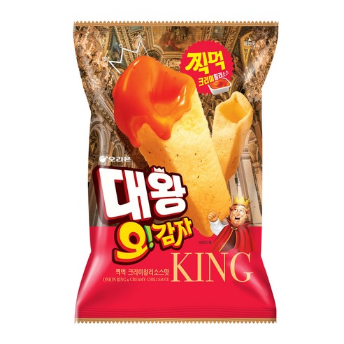 오리온 대왕 오!감자 찍먹 크리미칠리소스맛, 65g, 1개
