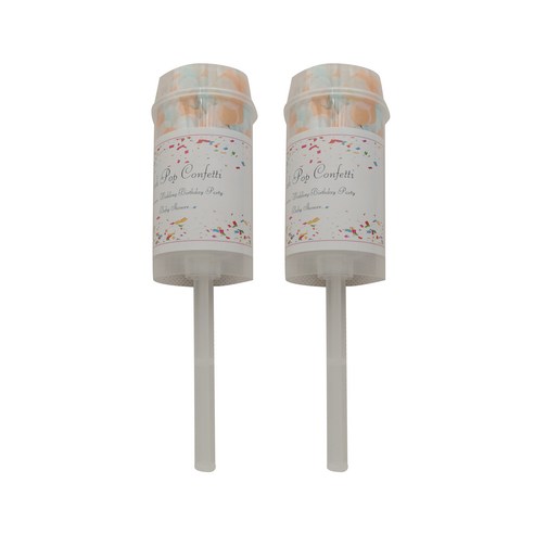 글로리빙 파티 꽃가루 컨페티폭죽 25g, 2개, 24
