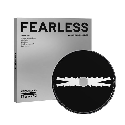 LE SSERAFIM - FEARLESS 미니1집 앨범 Monochrome Bouquet Ver., 1CD