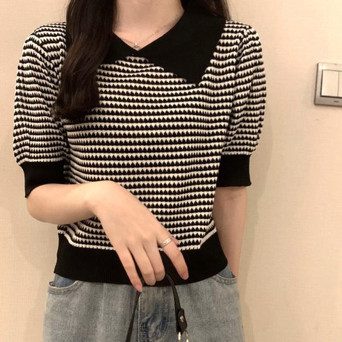 페이퍼먼츠 여성용 단정한 카라넥 와플라인 반팔 티셔츠 02162 – 페이퍼먼츠 여성용 와플라인 반팔 티셔츠(카라넥) 02162 폴로니트반팔 페이퍼먼츠 여성용 단정한 카라넥 와플라인 반팔 티셔츠 02162 – 페이퍼먼츠 여성용 와플라인 반팔 티셔츠(카라넥) 02162 폴로니트반팔