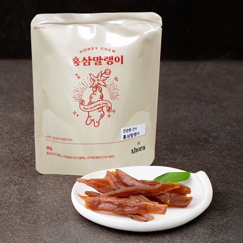 허니츄 홍삼말랭이, 2개, 35g