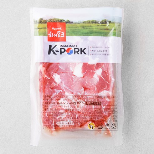 팜스코 하이포크 앞다리 찌개용 (냉장), 600g, 1팩
