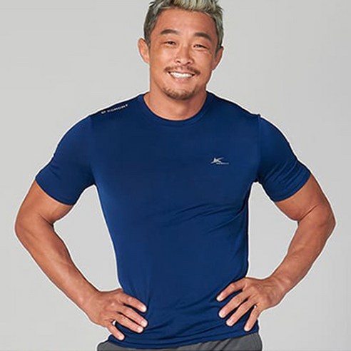 코몽트 매쉬 스트라이프 반팔 티셔츠 K02MR304