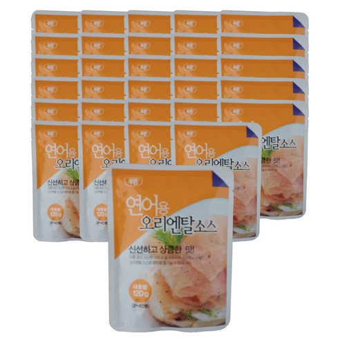 푸른식품 연어용 오리엔탈소스, 120g, 40개