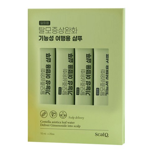 스칼큐 타이거립 버전투 여행용 스틱샴푸, 5개, 10ml