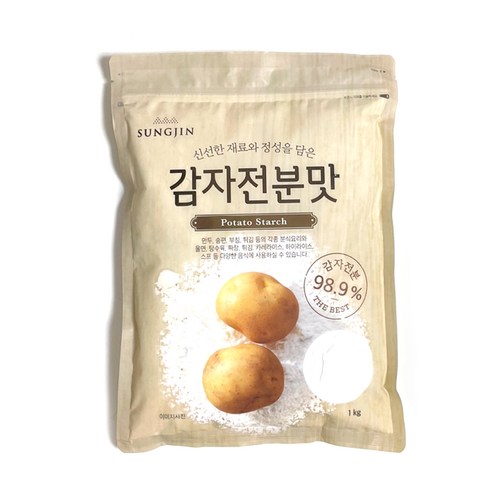 성진식품 감자전분맛, 1kg, 2개