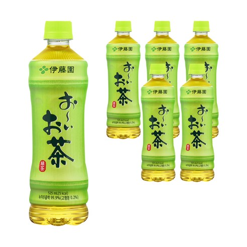 농심 이토엔 오이오차, 525ml, 6개