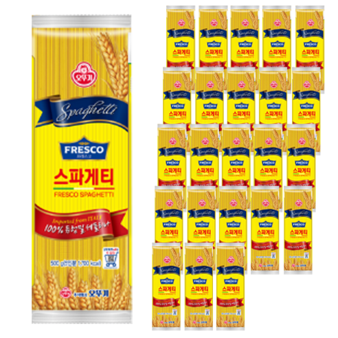 오뚜기 프레스코 스파게티, 500g, 24개