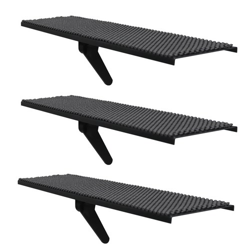 엘디엘마운트 티비 셋탑박스 공유기 사운드바 거치대 APL-S450, 블랙, 3개