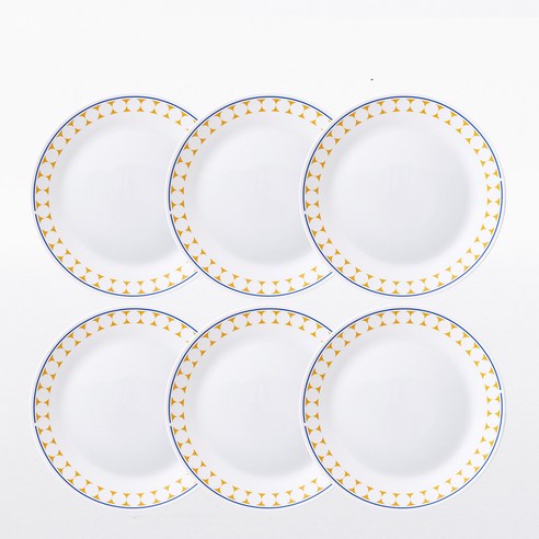 파이렉스 밀크글라스 대접시 6p, 하모니팝
